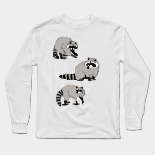 Trash Panda Racoon Long Sleeve T-Shirt